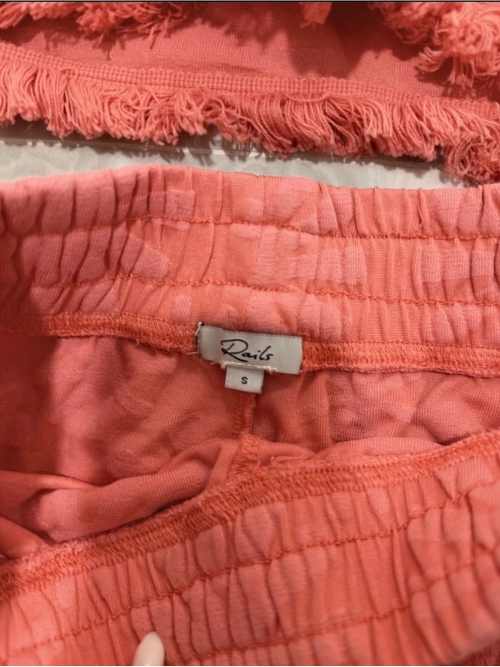 Rails Coral Floral Textured Short Set - Picture 4 of 6